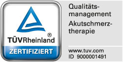 TÜV Rheinland Akutschmerztherapie