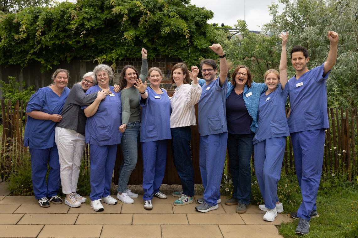 Das multiprofessionelle Team der Kinderpalliativstation Zeitinsel