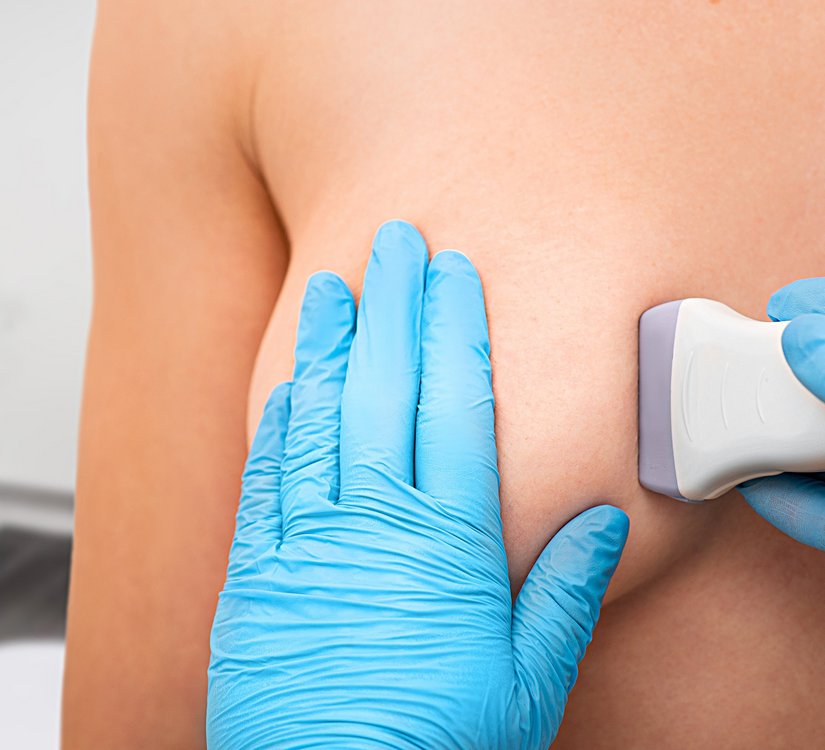 Brustuntersuchung per Ultraschall